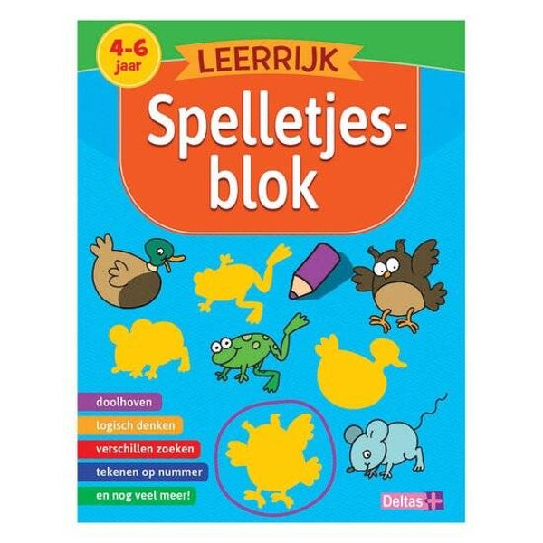 Leerrijk spelletjesblok 4-6 jaar