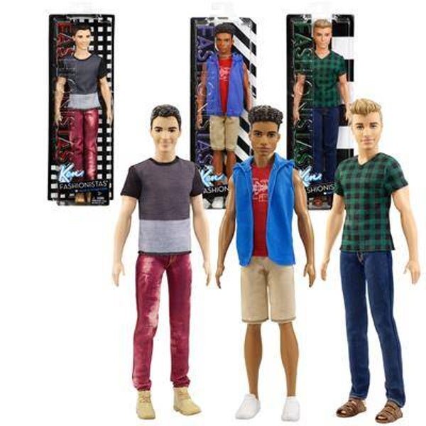 BARBIE KEN FASHIONISTA DOLL  assorti