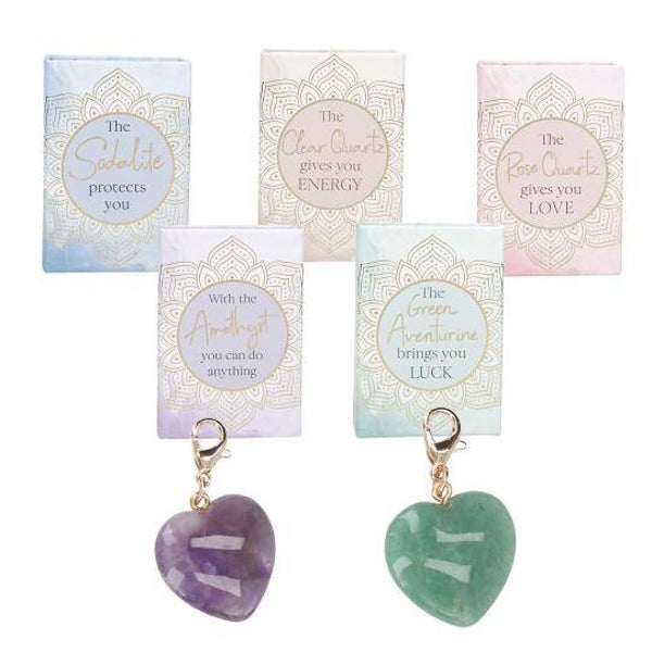 Heart Moments harthanger met edelsteen