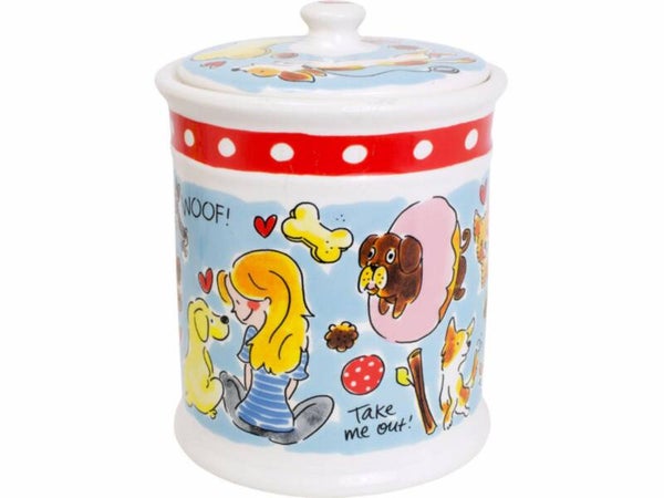 Blond Amsterdam DIER: STORAGE JAR DOG  200423