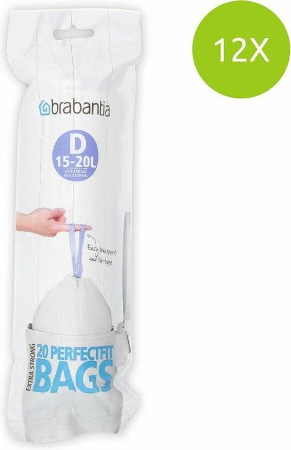 Brabantia afvalzak   15-20 liter- D