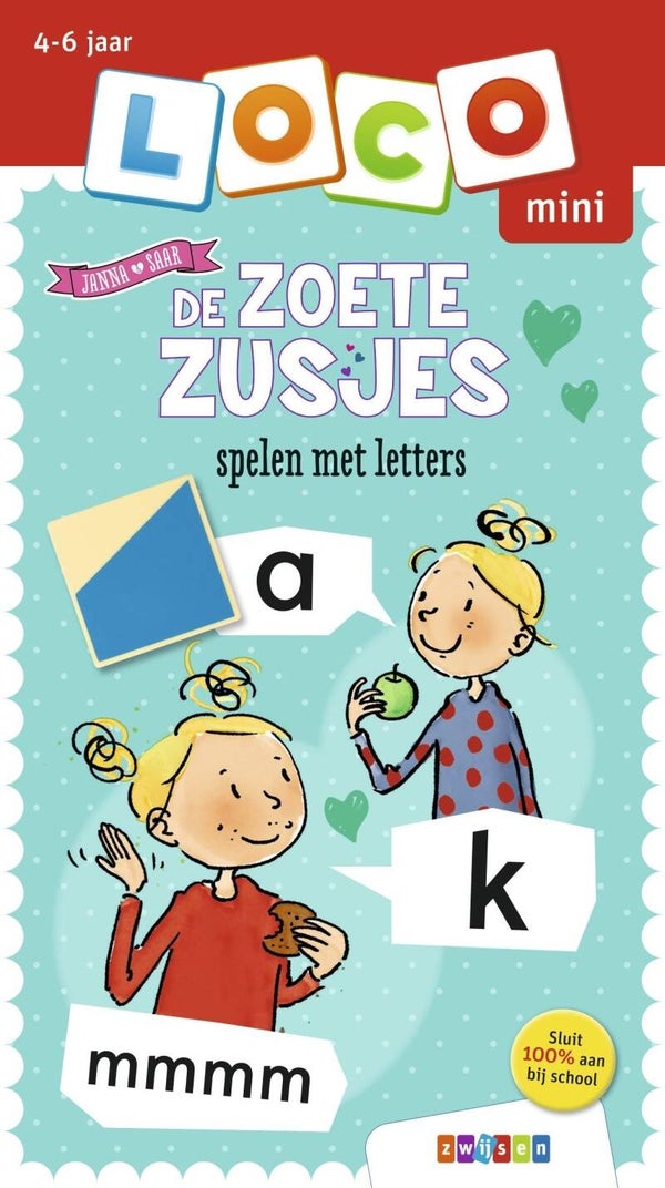 Loco Mini De Zoete Zusjes spelen met letters