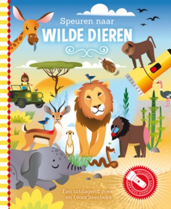 Zaklampboek - Speuren naar wilde dieren