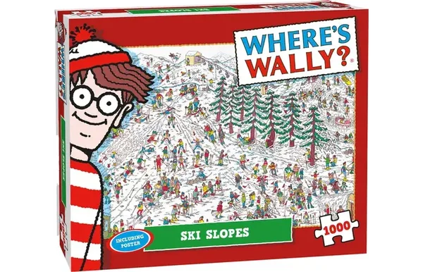 Puzzel Xms Where's Wally Ski Slopes