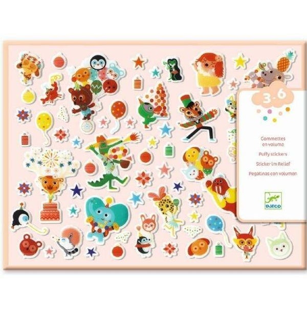 Djeco stickers puffy Party  DJ09080