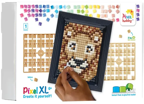 Geschenkverpakking met 13 pixel XL matjes - Leeuw II
