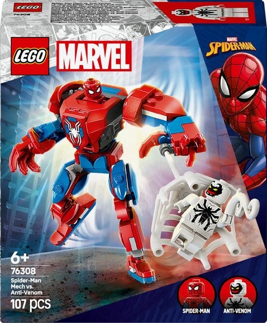 Lego Marvel Spider-Man mecha vs. Anti-Venom 76308