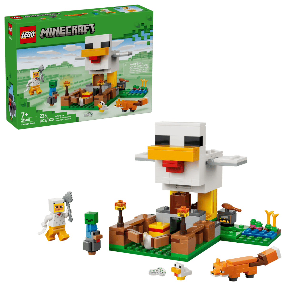 Lego Minecraft Kippenboerderij 21585