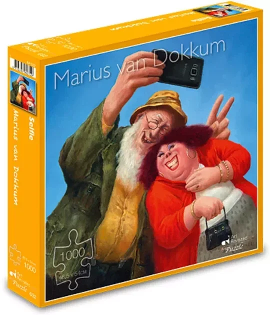 Marius van Dokkum Selfie 1000 stukjes