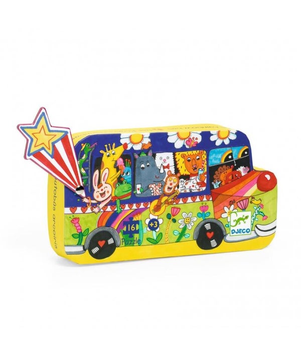 Djeco Puzzel 'De regenboogbus"  DJ07272