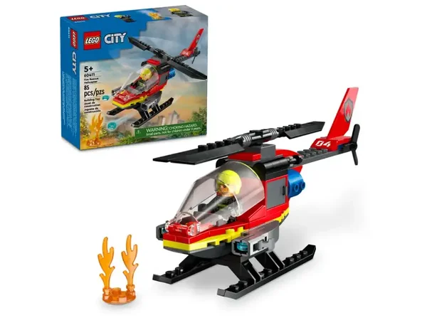 Lego City Brandweerhelikopter 60411