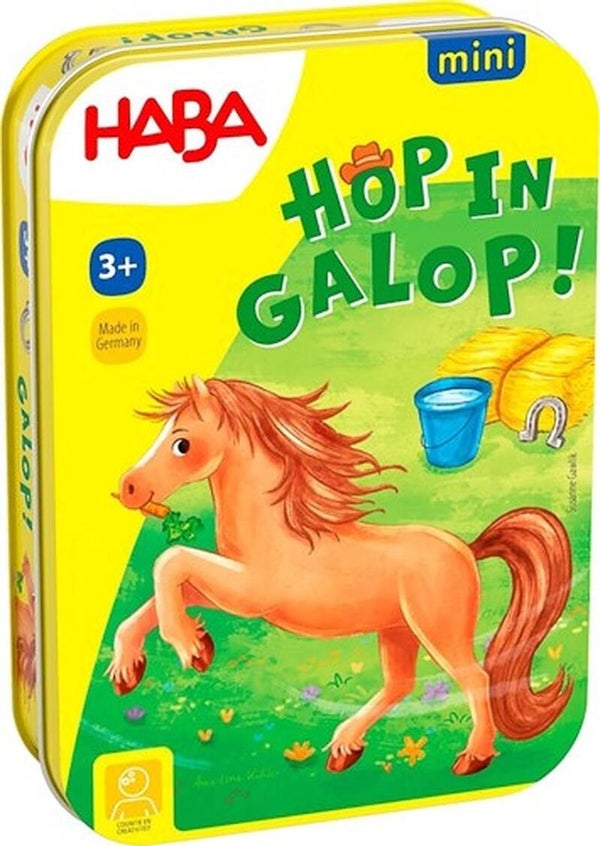 Haba Hop in galop Mini in Blikje
