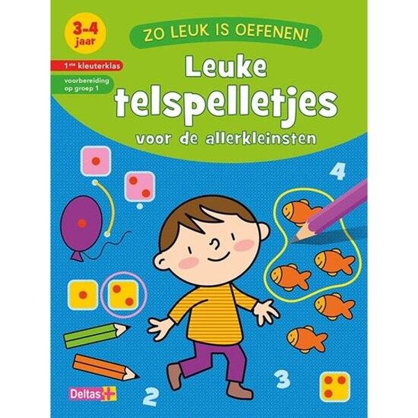 Zo leuk is oefenen! 0 - Leuke telspelletjes voor de allerkleinsten 3-4 jaar