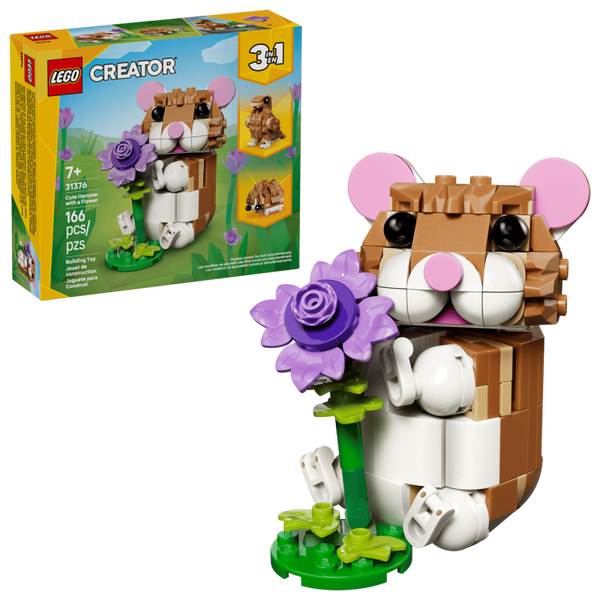 Lego Creator Schattige hamster met bloem 31376