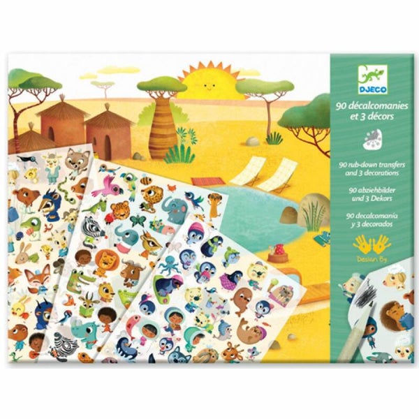 Djeco Krasplaatjes Savanne  DJ09560