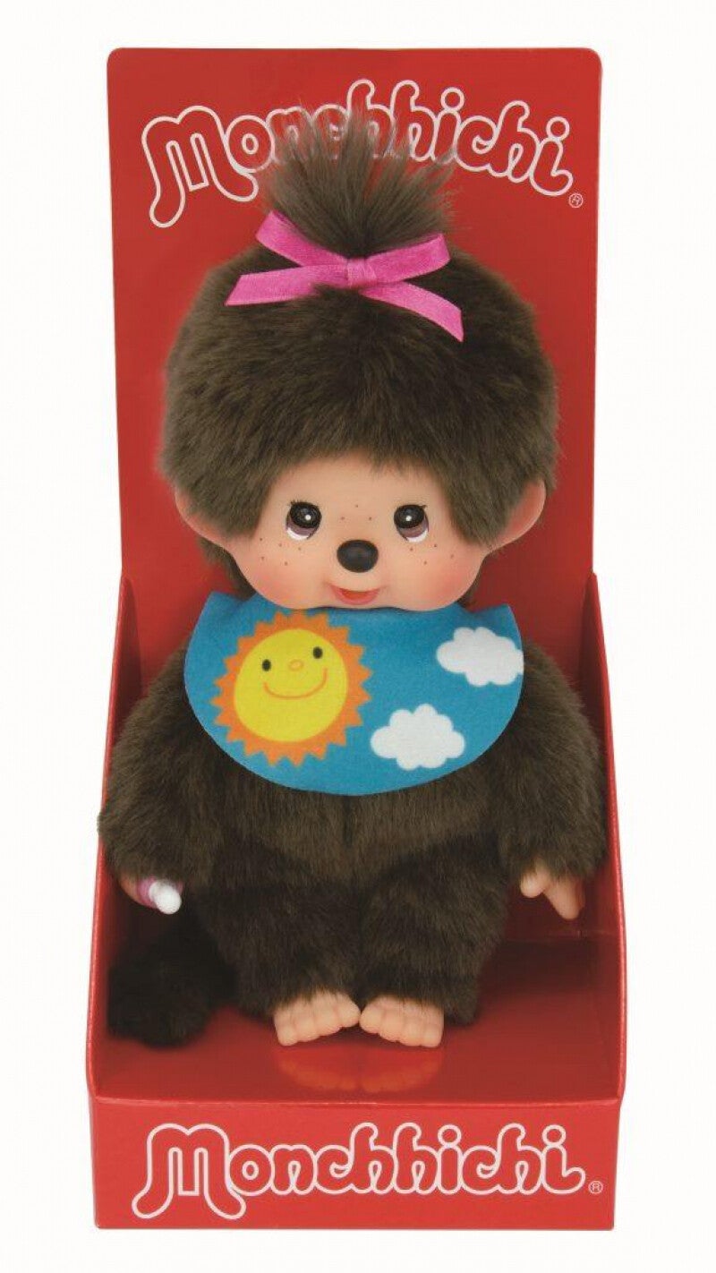 Monchhichi Meisje slaapogen - omkeerbare slab (20cm)