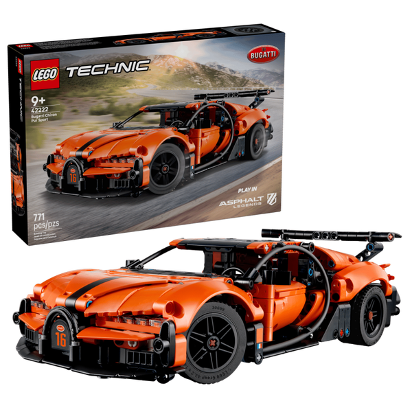 Lego Technic Bugatti Chiron Pur Sport hypercar 42222