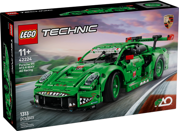 Lego Technic Porsche 911 GT3 R REXY AO Racing auto 42224