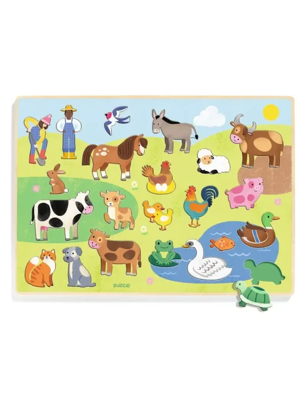 Djeco Houten Puzzel Puzzlo Campo DJ01835