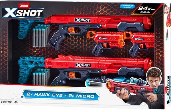XSHOT Excel Combo Pack Hawk-Eye/Micro 2