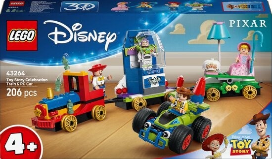 Lego Disney Toy Story feesttrein en RC auto 43264