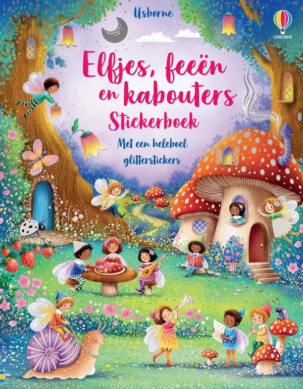Stickerboek - Elfjes, feeën en kabouters