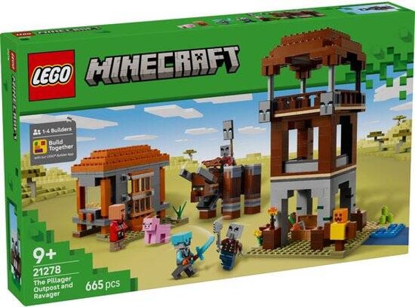 Lego Minecraft De Plunderaar Buitenpost en Verwoester Bouwpakket  21278