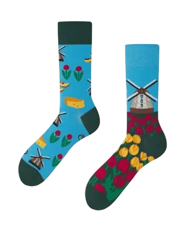 Many Mornings Sokken Dutch Tulips