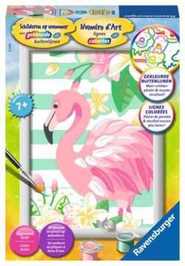 Ravensburger Schilderen op Nummer Flamingo  286867