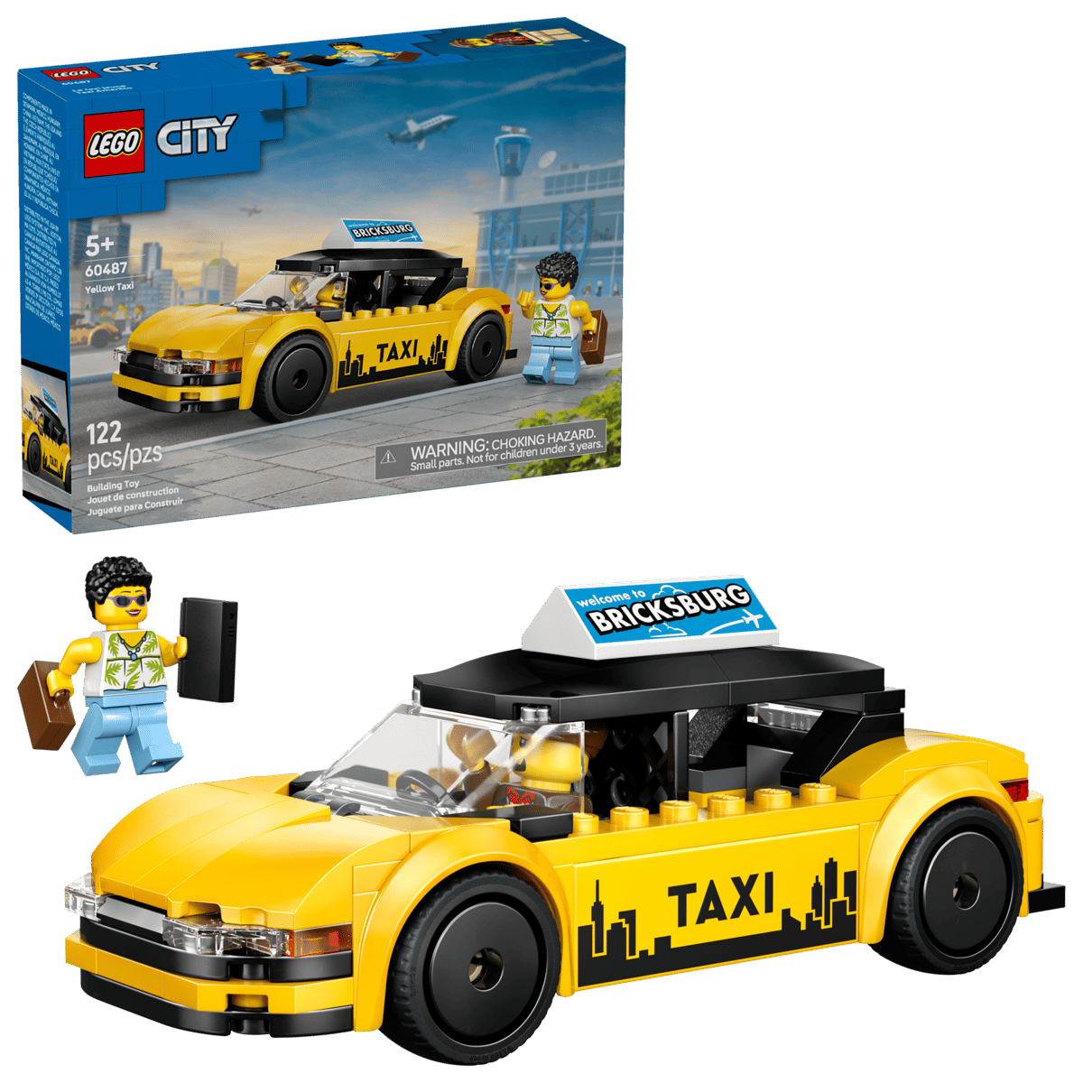 Lego City Gele taxi 60487