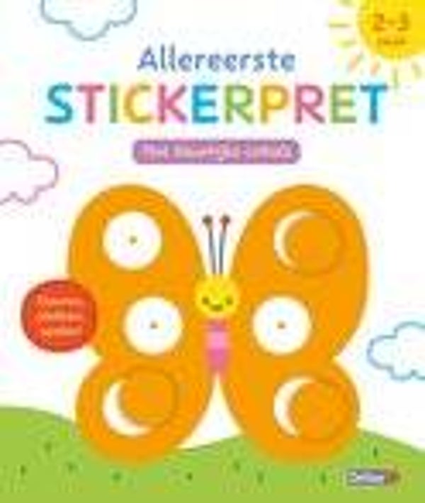 Allereerste stickerpret met kleurrijke cirkels 2-3 jaar