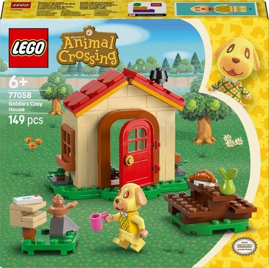 Lego Animal Crossing Goldies knusse huisje 77058