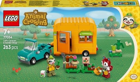Lego Animal Crossing Leifs caravan en tuinwinkel 77054