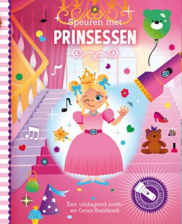 Zaklampboek - Speuren met prinsessen