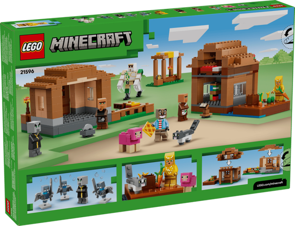 Lego Minecraft Oproeper dorpsaanval  21596