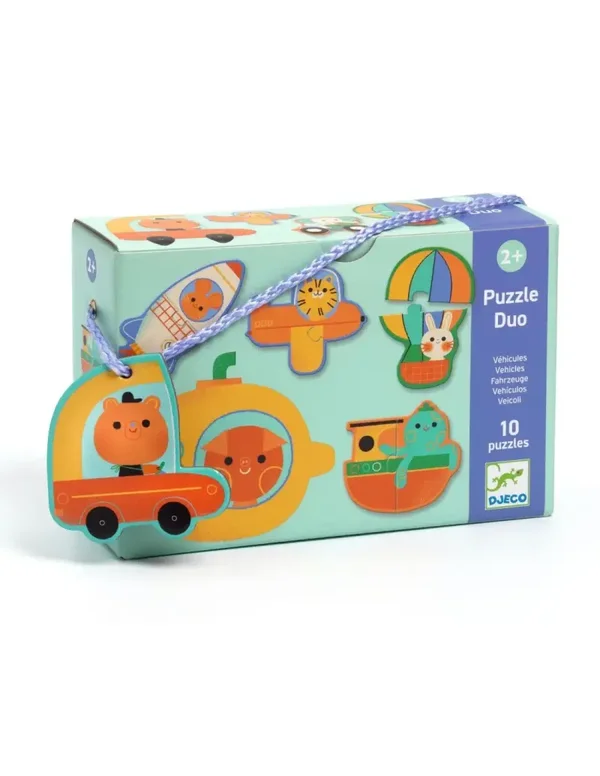 Djeco Puzzel Duo - Voertuigen DJ08270