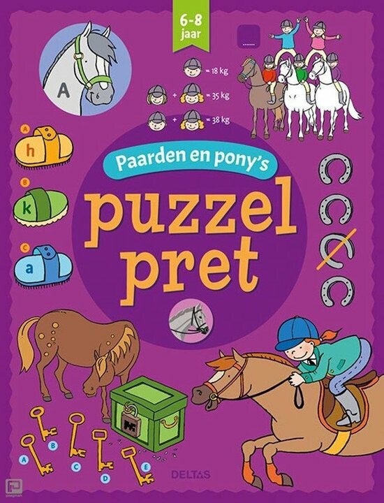 Puzzelpret Paarden en pony's 6-8 jaar