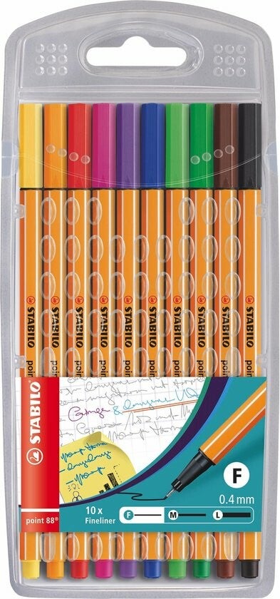 Stabilo Point 88 Fineliner  Etui 10 stuks