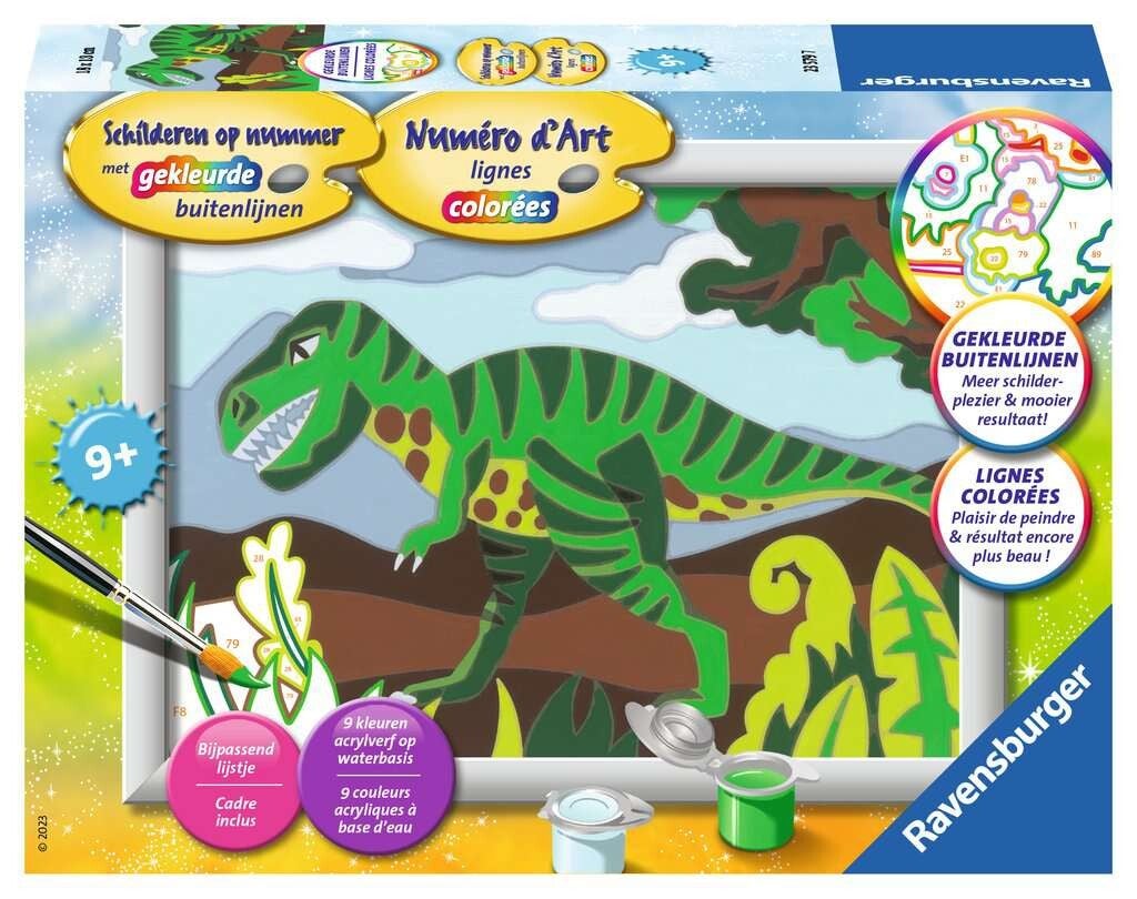 Ravensburger Schilderen op Nummer Dinosaurus 235797