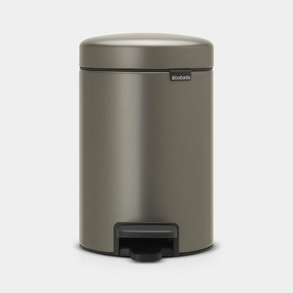 Brabantia Newicon Pedaalemmer 3 liter  Platinum