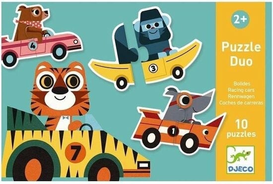 Djeco Puzzel duo  verstoppertje  10 x 2 stukjes  DJ08148