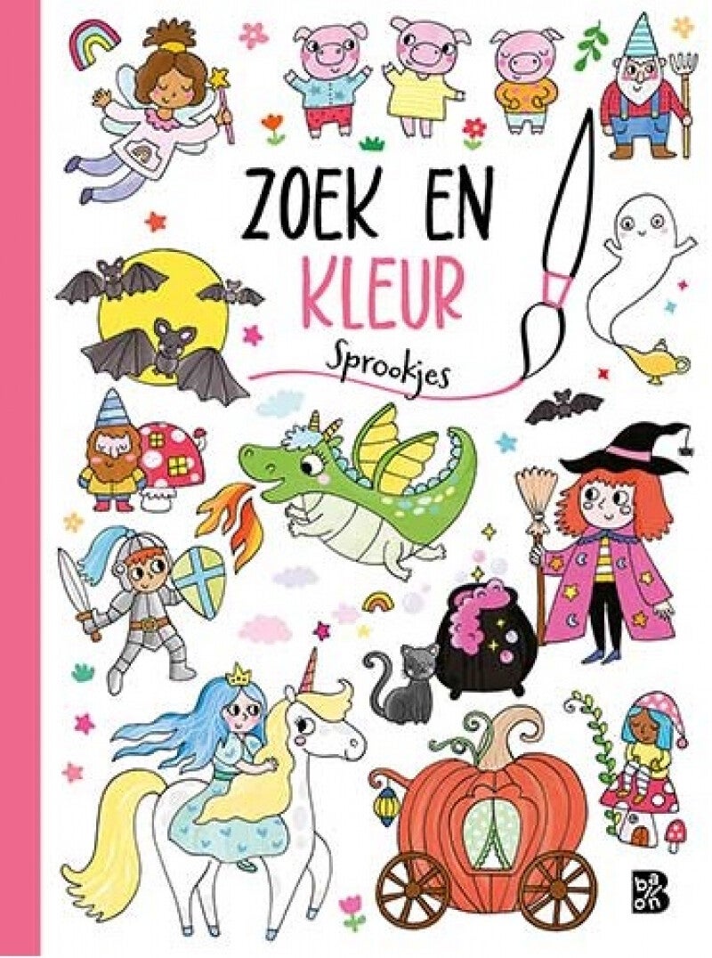 Zoek en kleur: Sprookjes