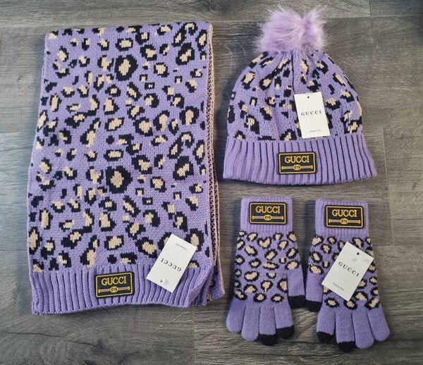Womens Hat, Scarf And Gloves Sets