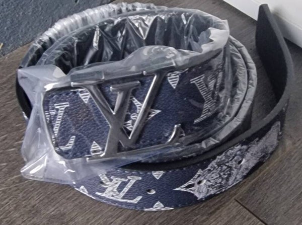 L.V Navy & White Belts