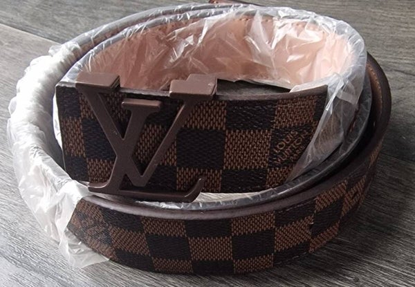 Brown Chequered Belt