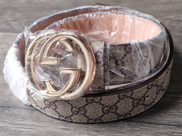 Gucci Gold Buckle Belt