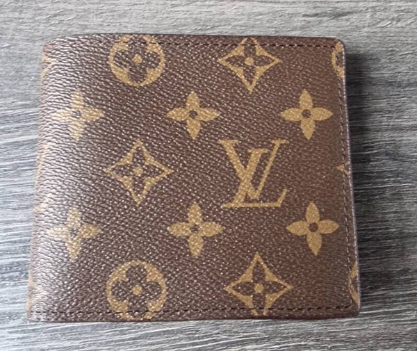 L.V Brown Flower Wallet