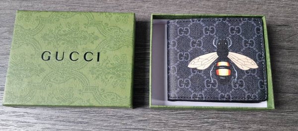 Gucci Black Bee Wallet