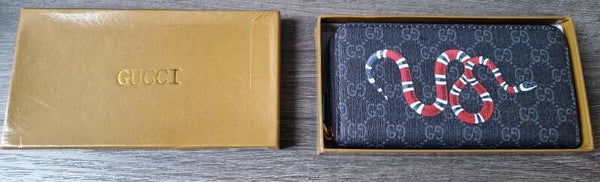 Gucci Black Snake Purse