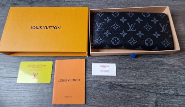 LV Black Flower Purse